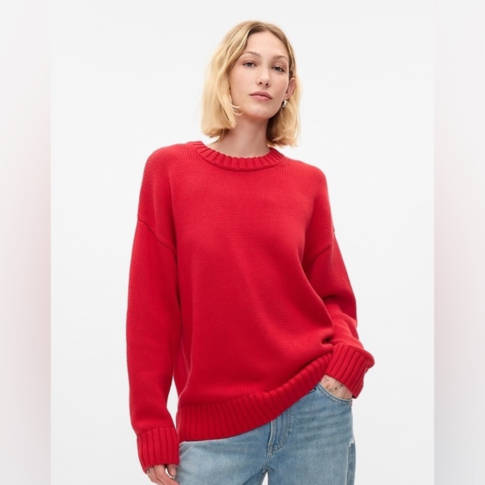 Gap 100% Cotton Oversized Boyfriend Sweater